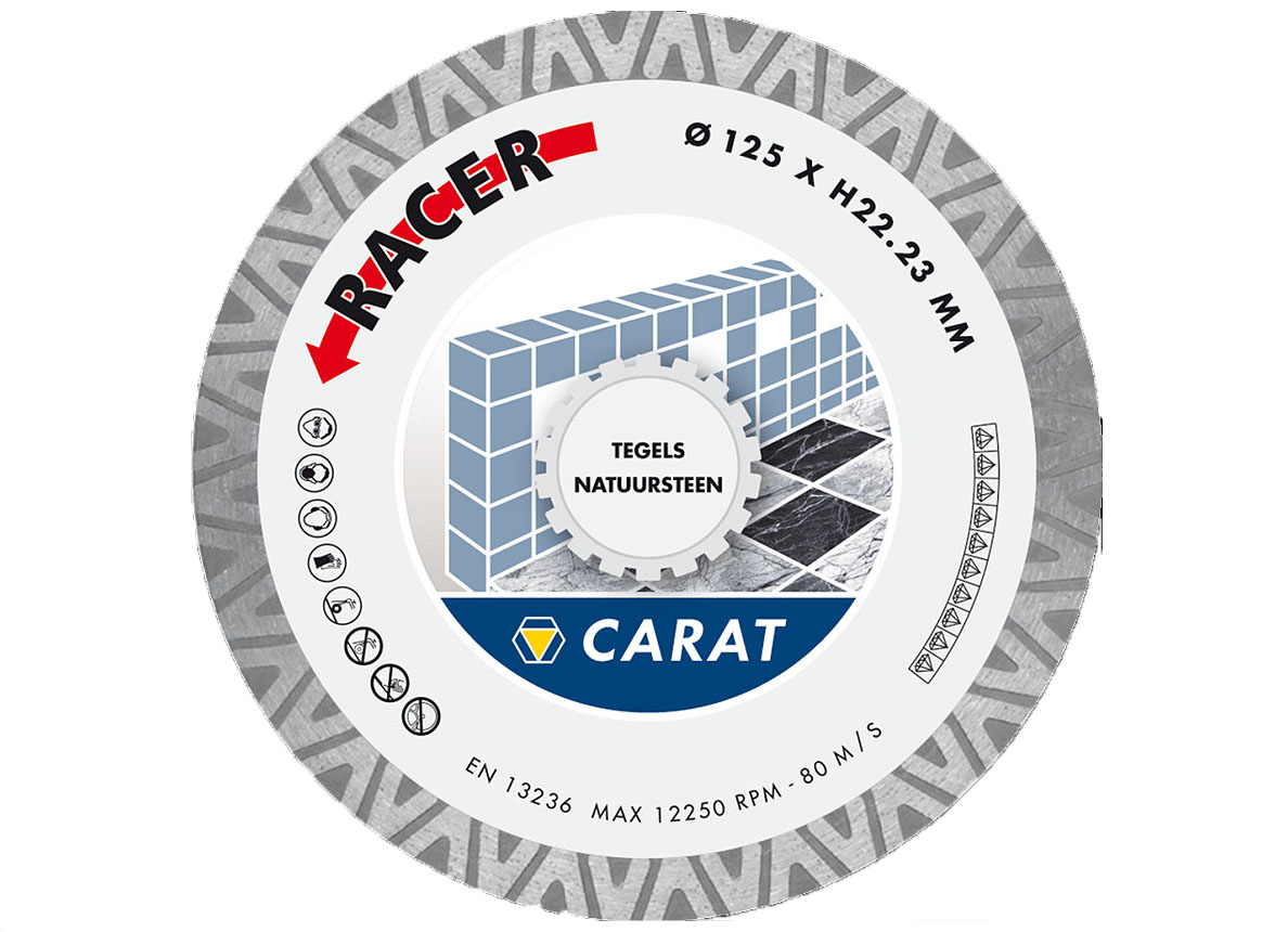 CARAT TEGELS/NATUURSTEEN BRILLIANT TYPE RACER CDB Ø230x22.23MM