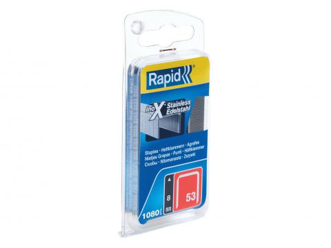 RAPID AGRAFES 53/8MM INOX 1080 PIECES