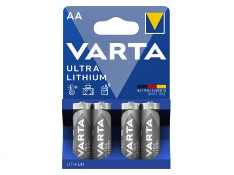 VARTA ULTRA LITHIUM LR06 AA 4 PACK