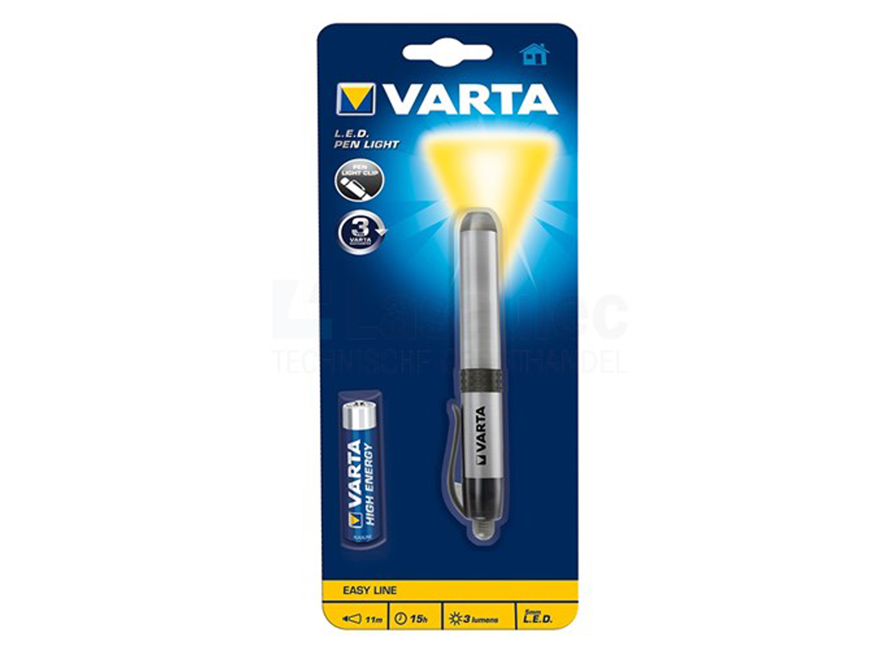 VARTA ZAKLAMP LED PEN LIGHT 1XAAA