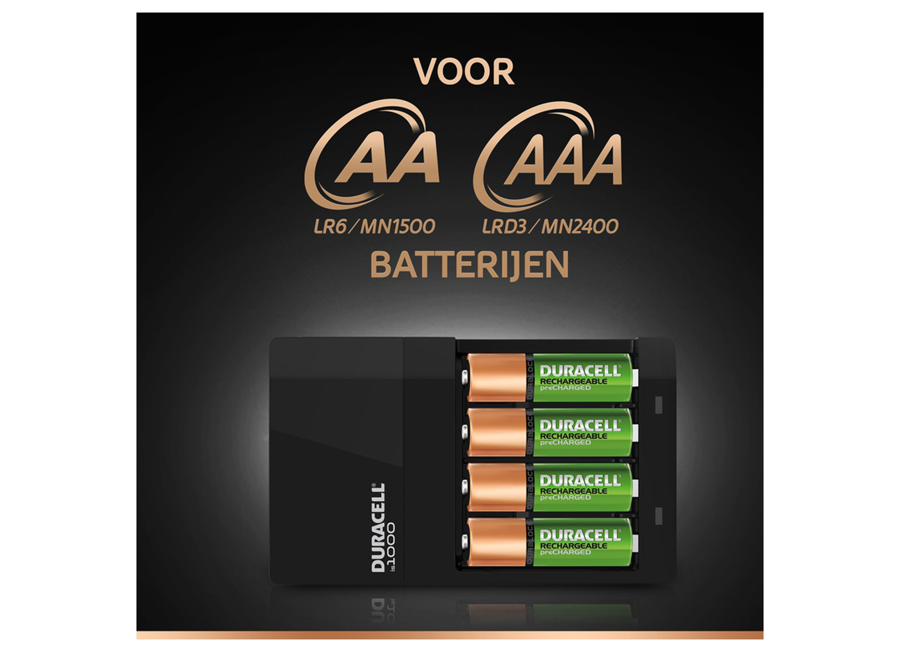 DURACELL SPEED CHARGER 45 MIN + 2 AA + 2 AAA