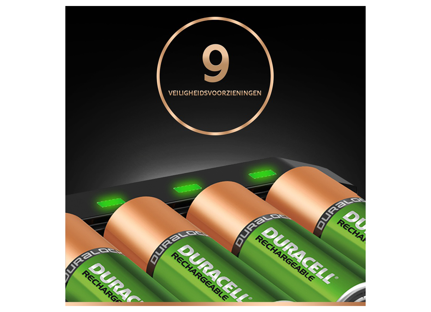 DURACELL SPEED CHARGER 45 MIN + 2 AA + 2 AAA