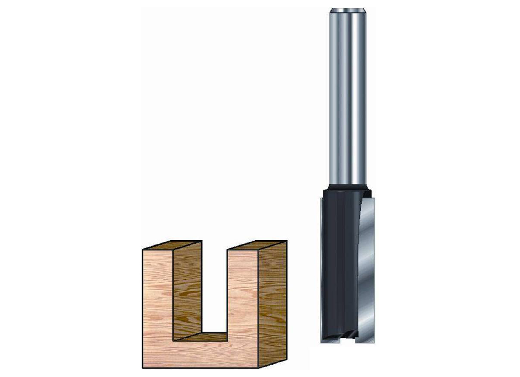 ENT HW FRAISE A RAINURER S8 Z2+1 Ø20X20 L=52MM