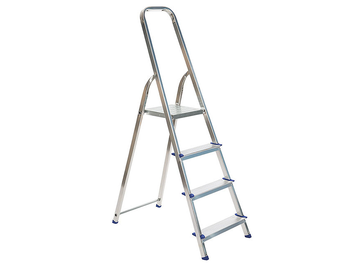 TRAPLADDER ALU 4 TREDEN EASY STEP