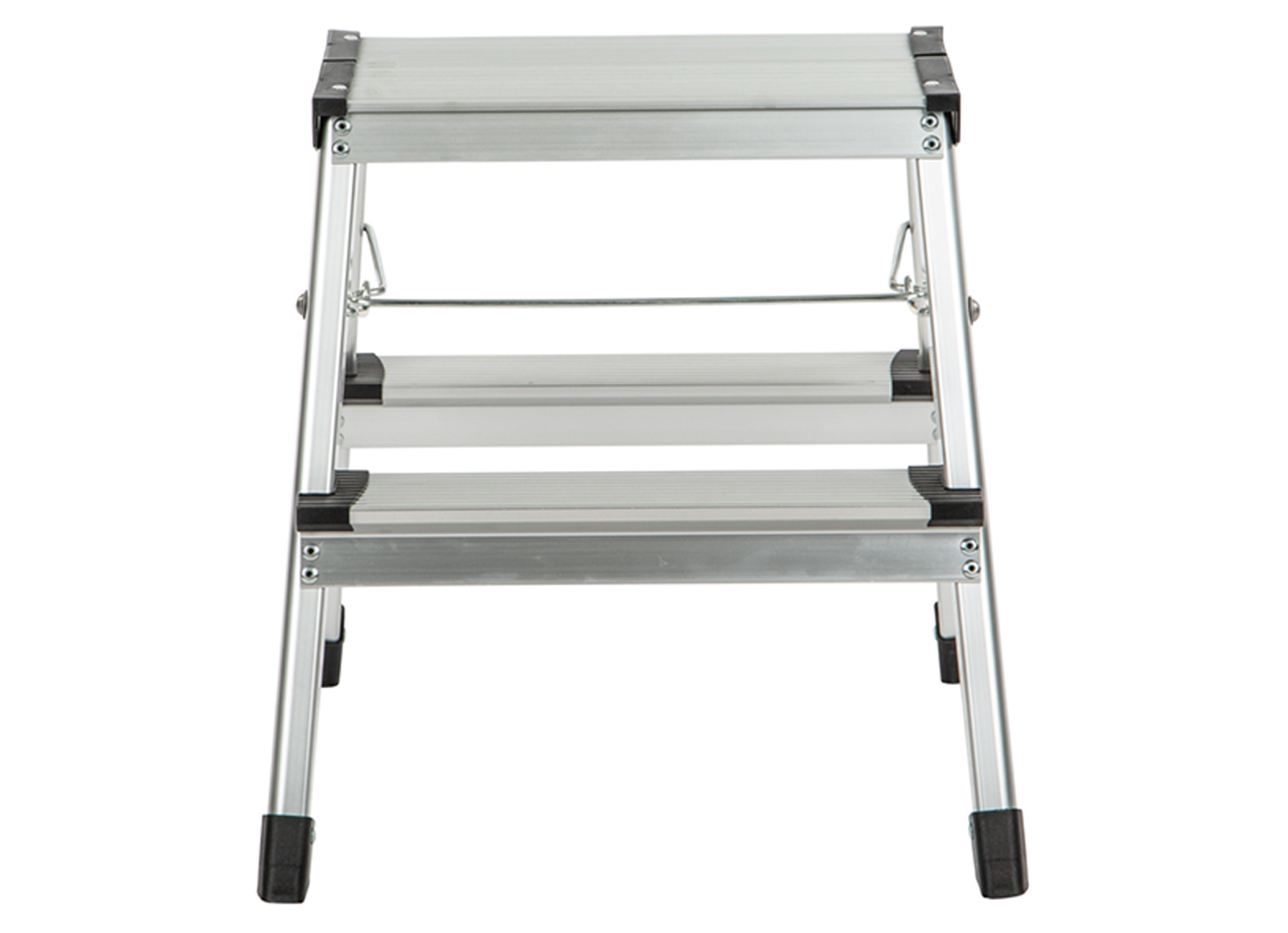 STEPPY ESCABEAU DE MENAGE ALU 2X2 MARCHES