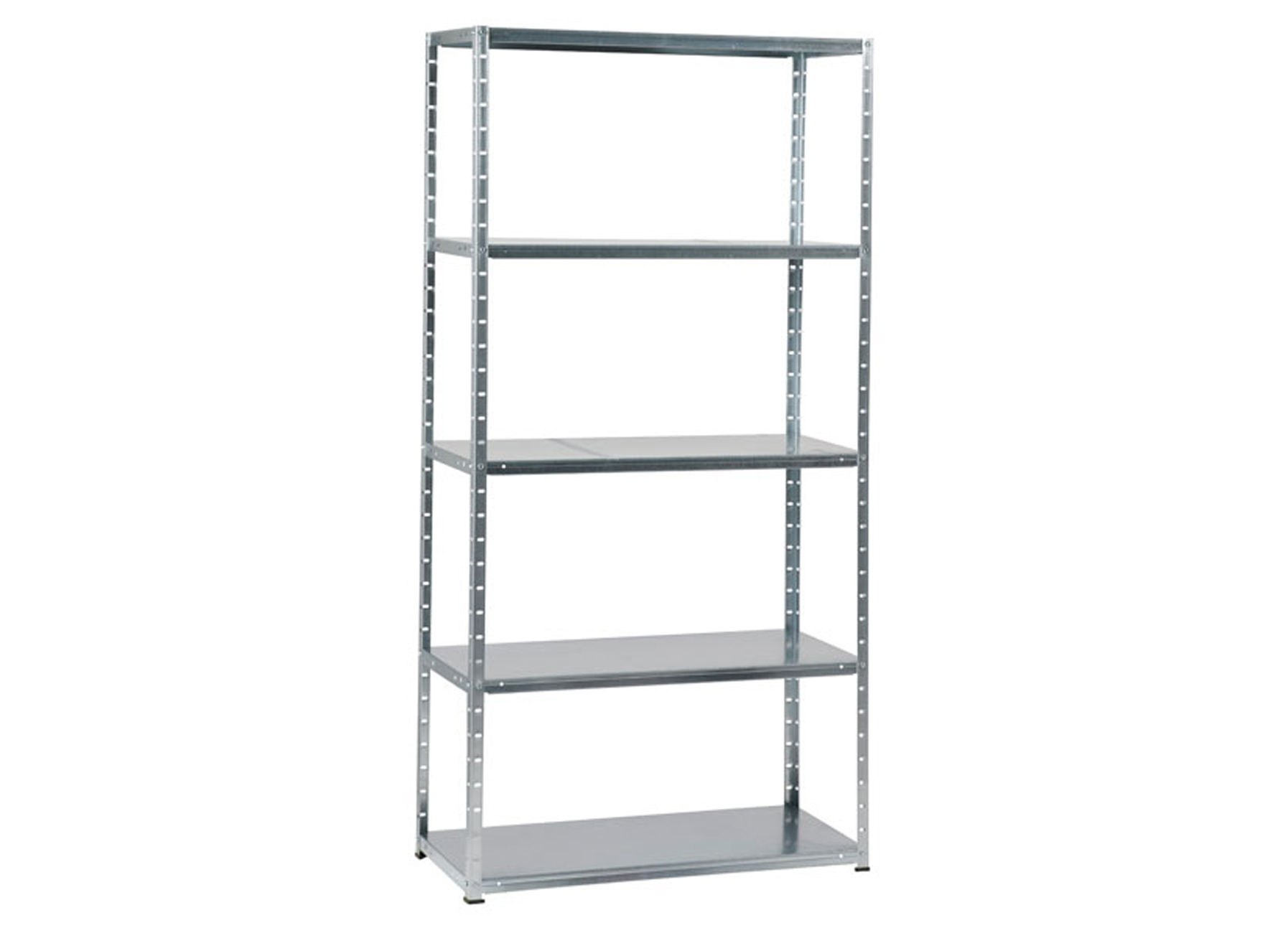 ETAGERE EN METAL 180X90X40 - 5 TABLETTES - GALVA