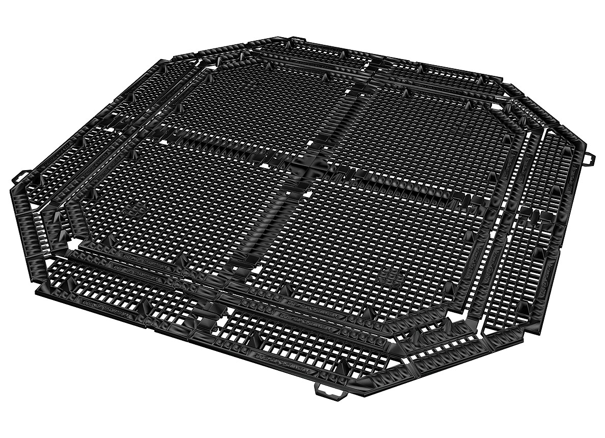 BESCHERMROOSTER VOOR TUINCOMPOSTER ECO-KING