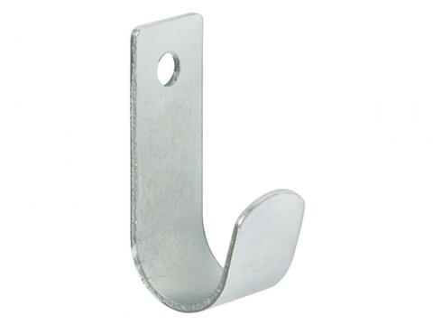 CROCHET PLAT GALVANISE 4X1.6CM