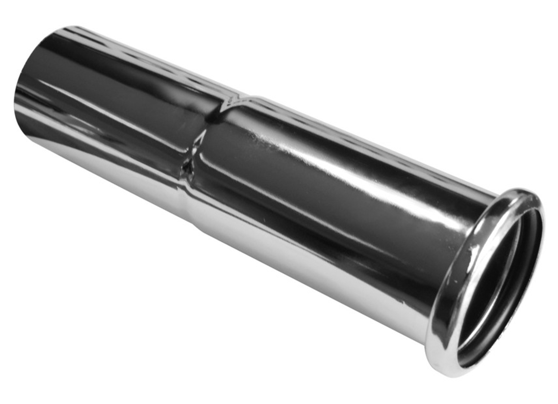 VERLENGBUIS STEEKMOF CHROOM Ø32MM X 13CM