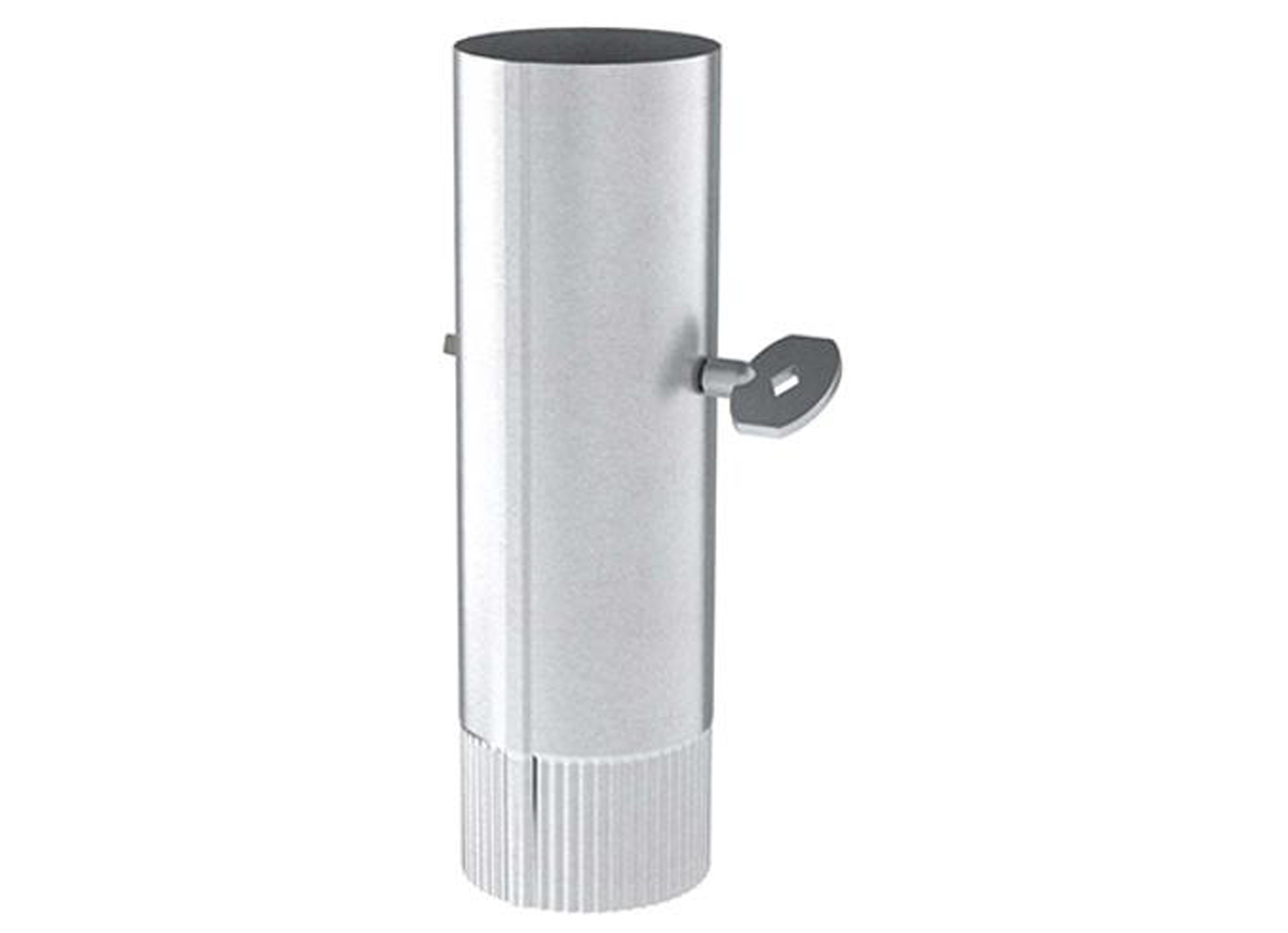 CONDUIT DE FUMEE GALVA L=0.50M Ø131MM AVEC CLE