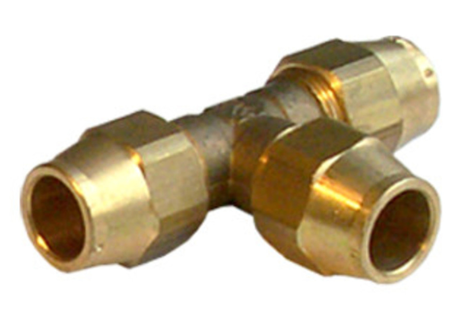 SANINSTAL T-KLEMKOPPELING GAS MESSING Ø15MM