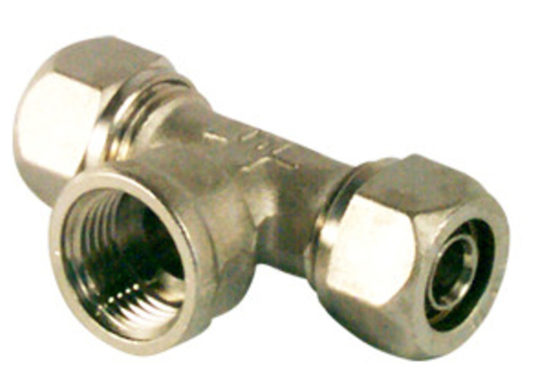 PEX-ALU PIECE T Ø16/2MM X 1/2''F X Ø16/2MM