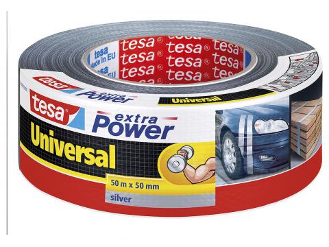 TESA EXTRA POWER UNIVERSAL GRIJS 50MX50MM