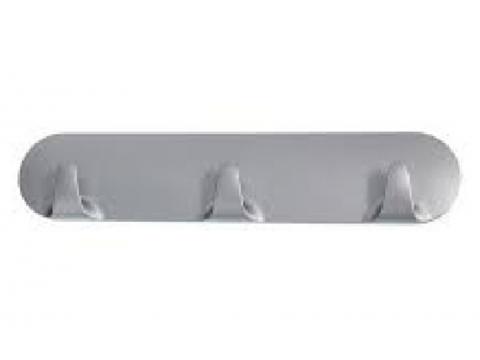 TESA POWERSTRIPS HAKENREK MET 4 STRIPS MAT CHROOM