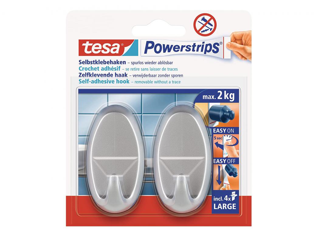 TESA POWERSTRIPS HAKEN LARGE OVAAL