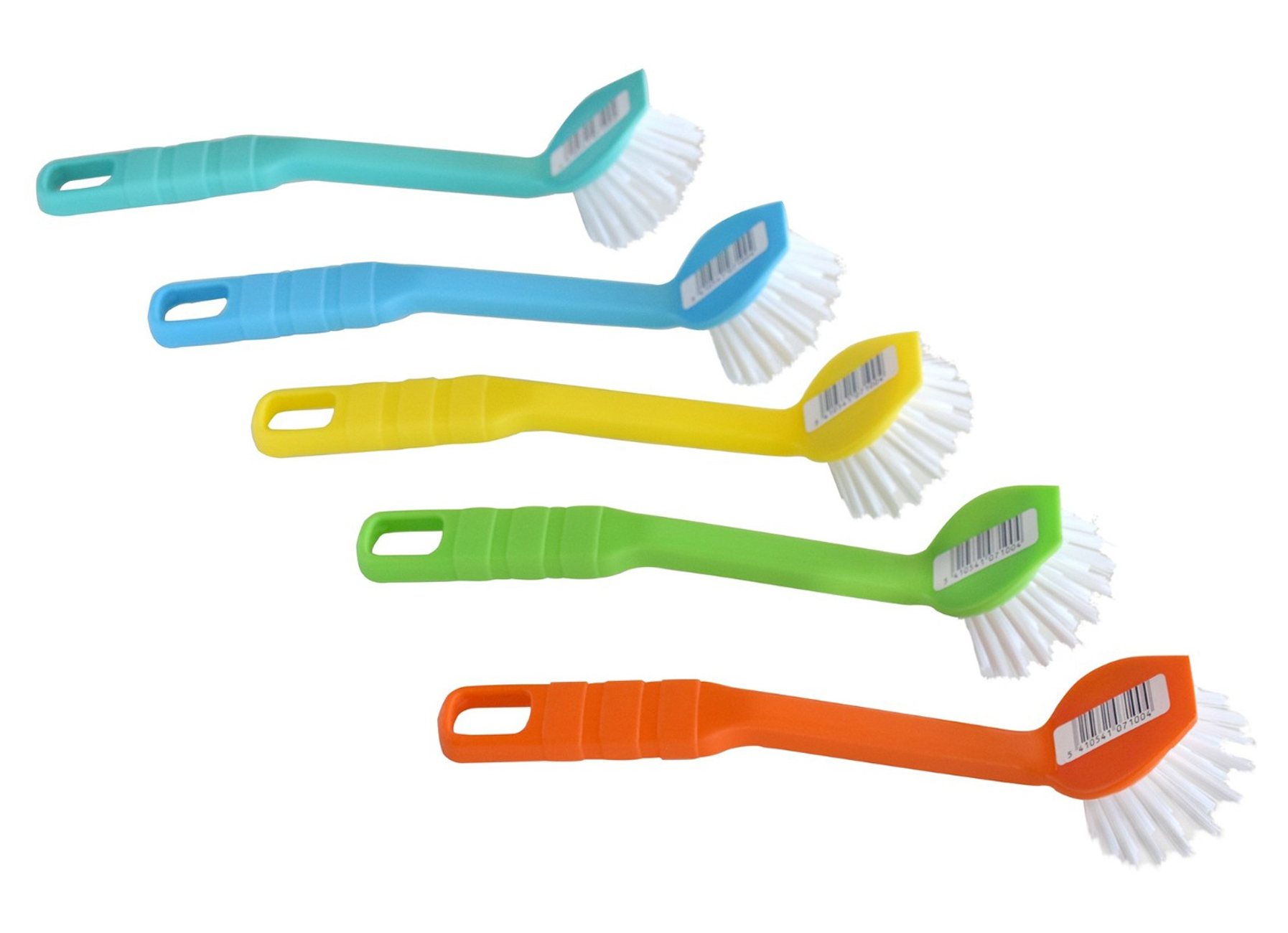 BROSSE DE VAISSELLE NYLON BLANC MODELE COURT