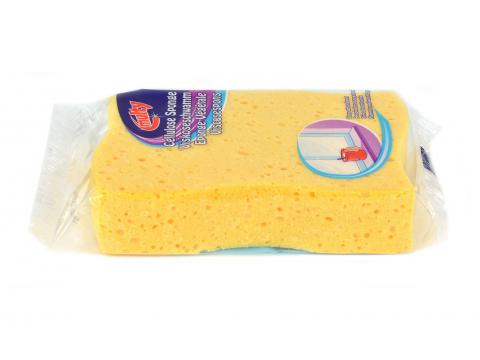 HUISHOUDSPONS CELLULOSE-VISCOSE 13,5X8,5X3CM