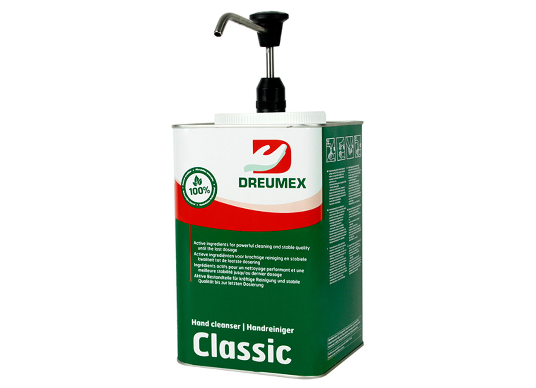 DREUMEX DISPENSER VOOR 4.5L + MUURBEUGEL