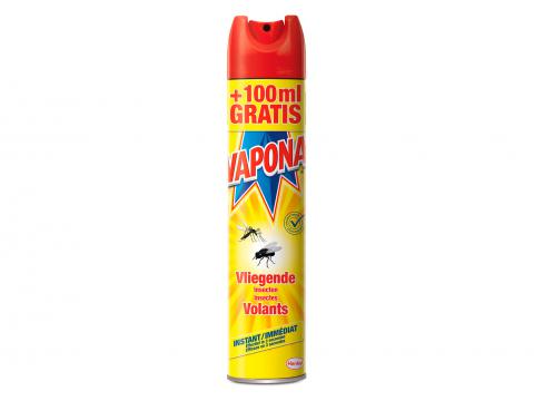 Vapona Spray Contre les Insectes Volants 500+100ml