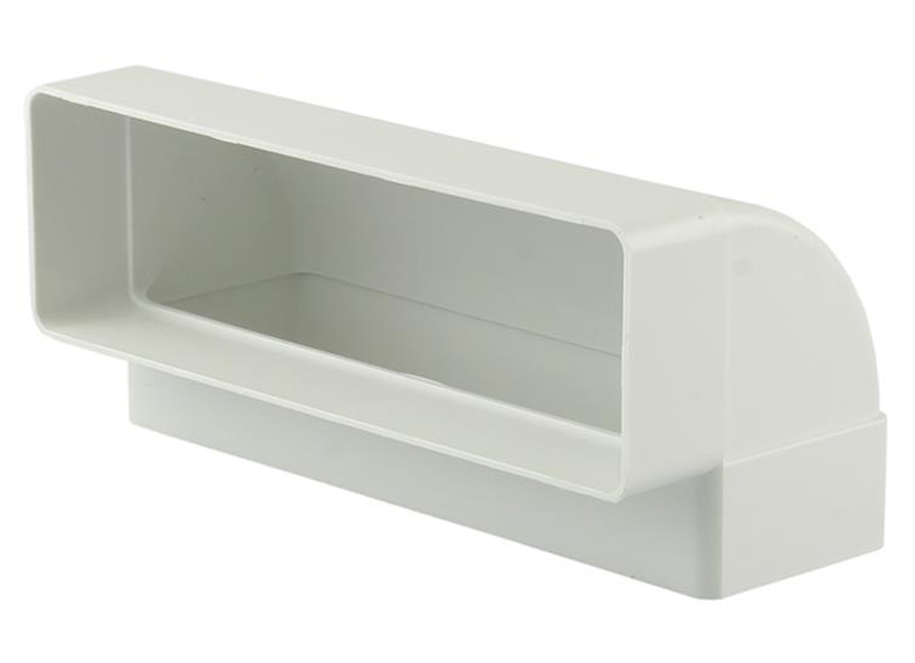 RENSON RACCORD VERTICAL 90° PVC BLANC 204X60MM