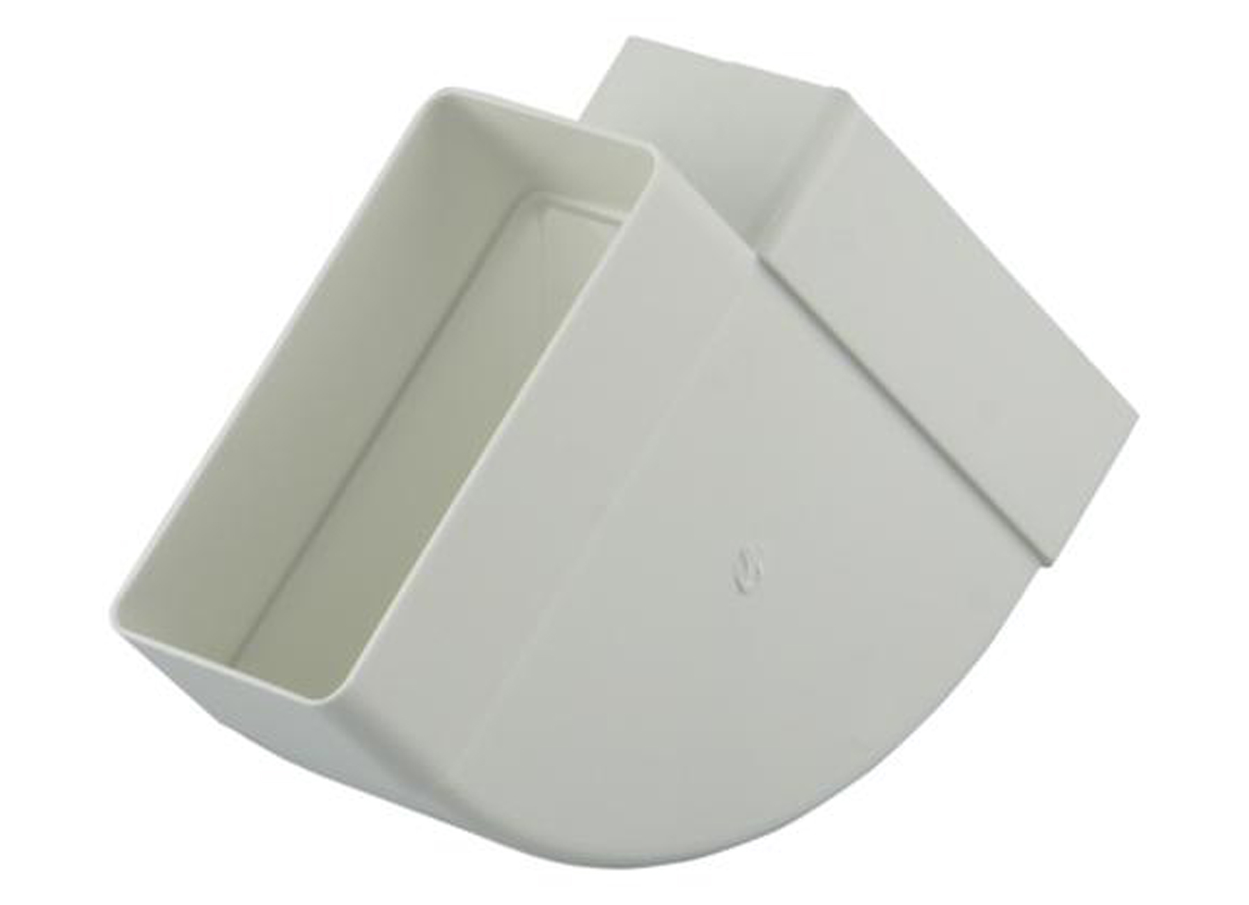 RENSON RACCORD HORIZONTAL 90° PVC BLANC 110X55MM