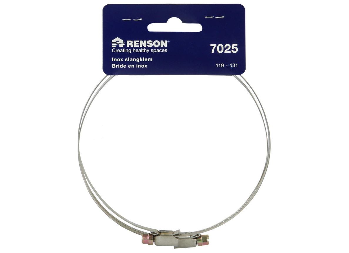 RENSON SET 2 INOX SLANGKLEMMEN 7025 95-105MM