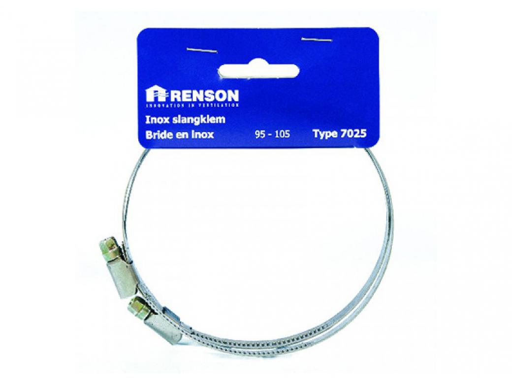 RENSON 7025 SET 2 ST.INOX SLANGKLEMMEN 119/131