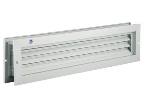 RENSON GRILLE DE PORTE 461 ALU NATUREL 425X76MM
