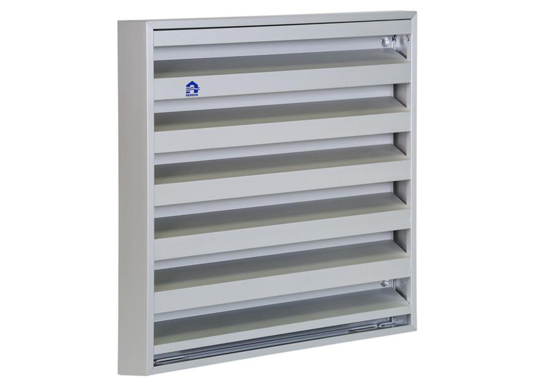 RENSON GRILLE EN APPLIQUE 431 ALU NATURE 165X165MM