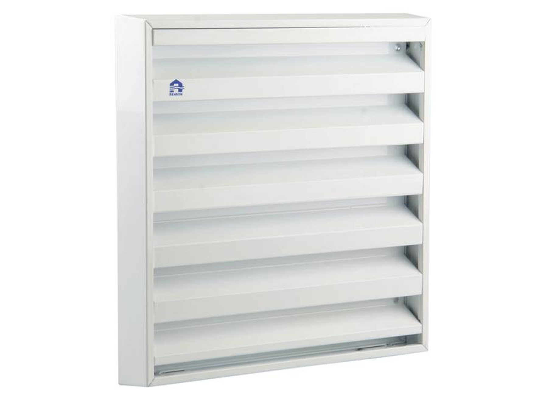 RENSON GRILLE EN APPLIQUE 431 ALU BLANC 165X165MM