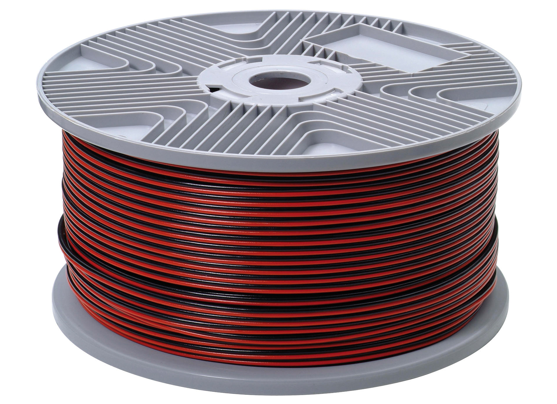 CABLE AUDIO 2X0.75 ROOD/ZWART 200M