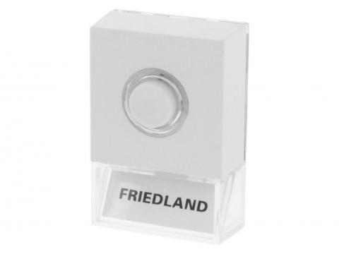 BOUTON POUSSOIR AVEC FIL PUSHLITE BLANC
