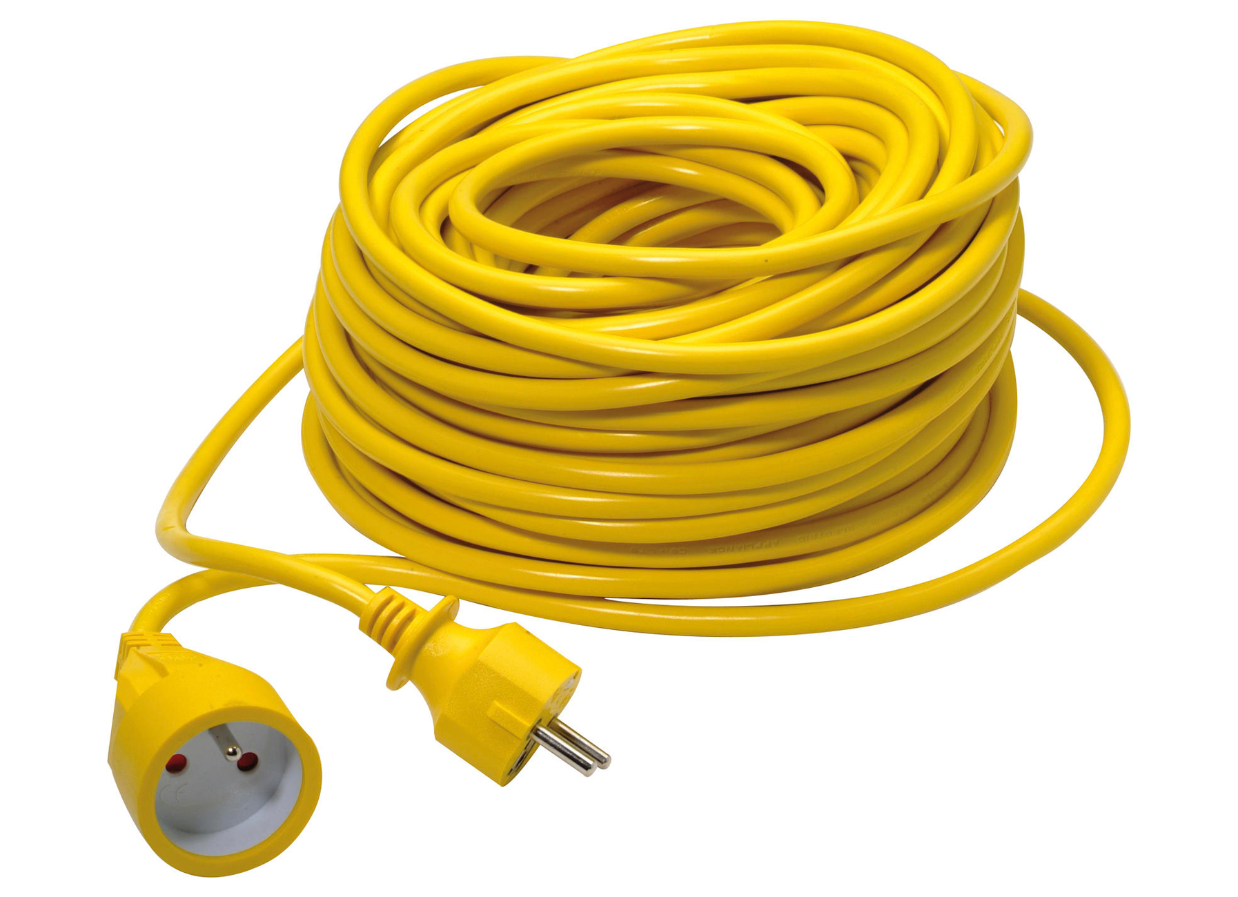 RALLONGE 3G1.5 PVC 30M JAUNE