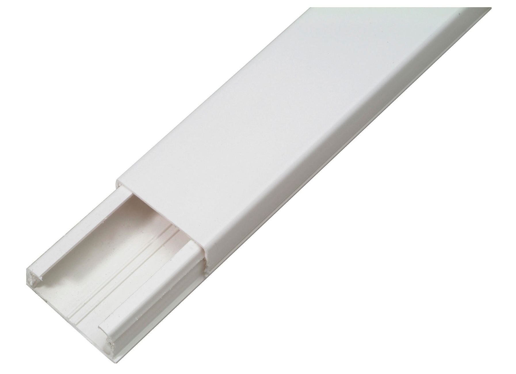 GOULOTTE DLP 32X12.5MM L=2.1M 1 COMP BLANC