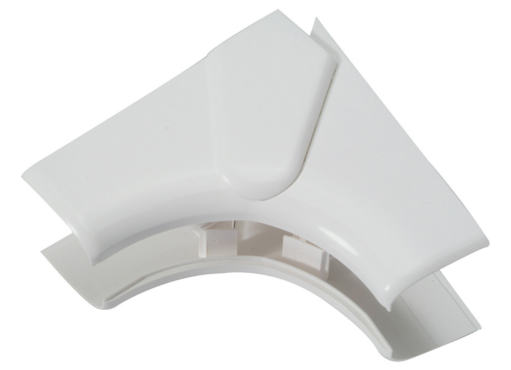 ANGLE INTERIEUR VARIABLE POUR MOULURE DLP 35MM BLANC