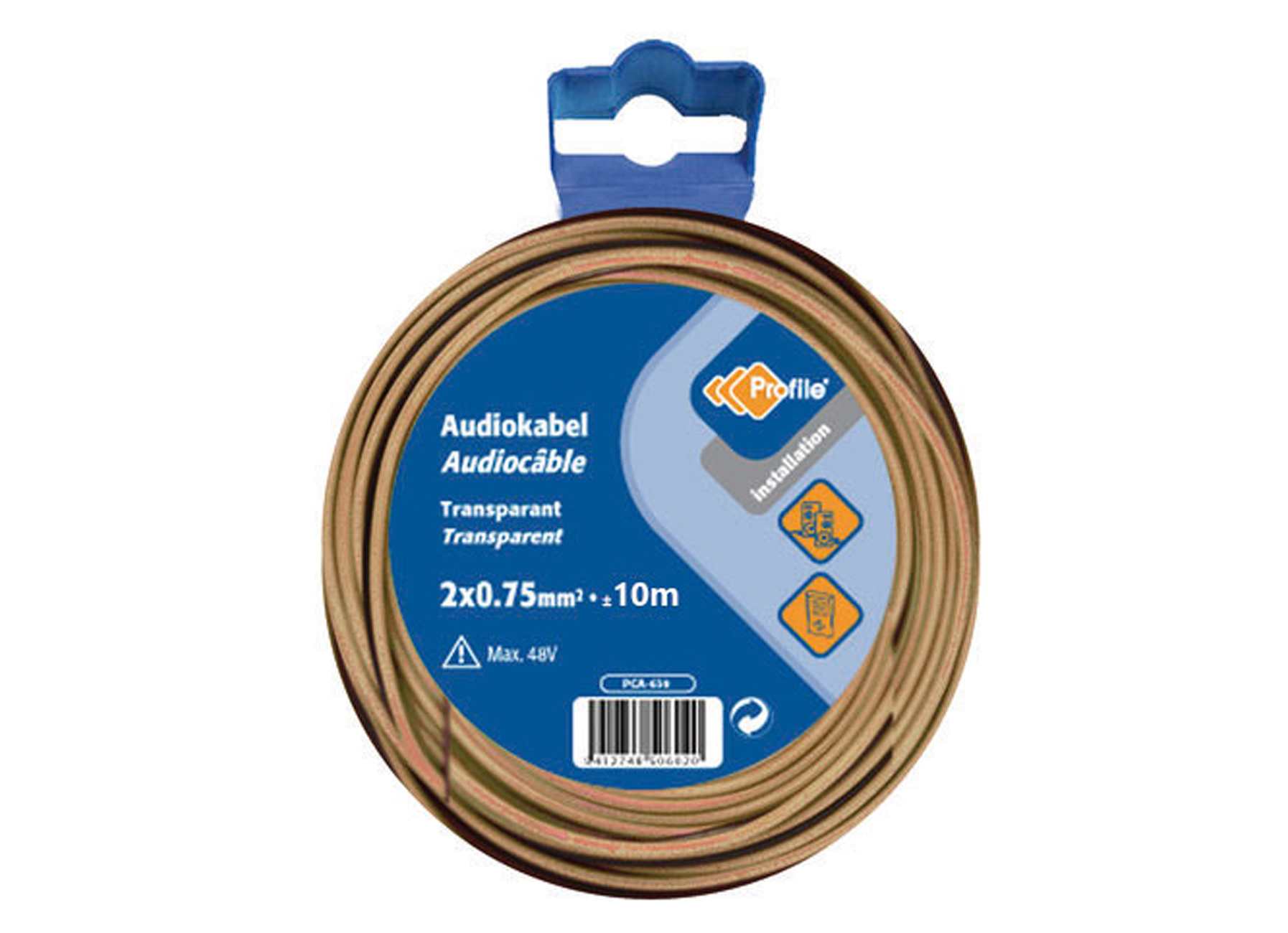 CABLE AUDIO 2X0.75 BLISTER