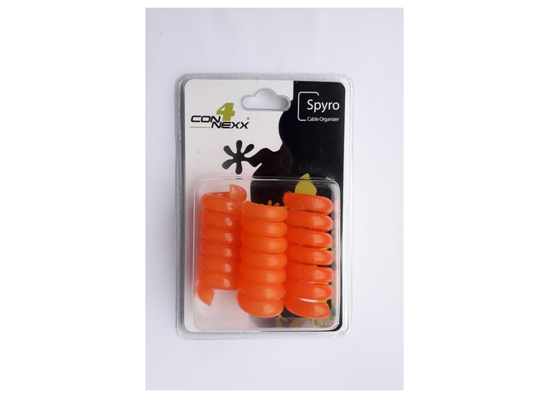 SPYRO ORGANISATEUR DE CABLES LARGE 15MM ORANGE 3PCS
