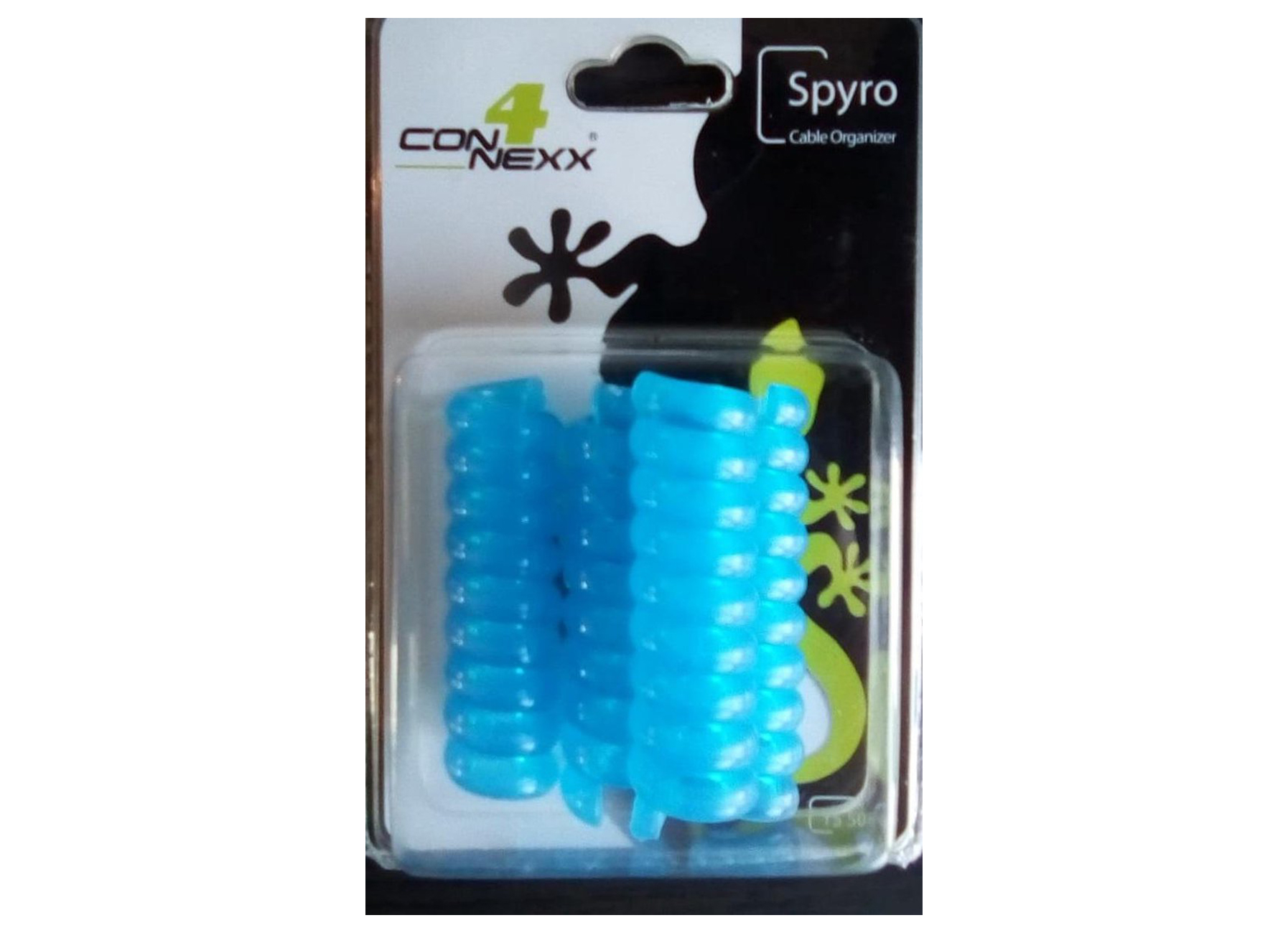 SPYRO KABEL ORGANISERS SMALL 10MM BLAUW 4ST