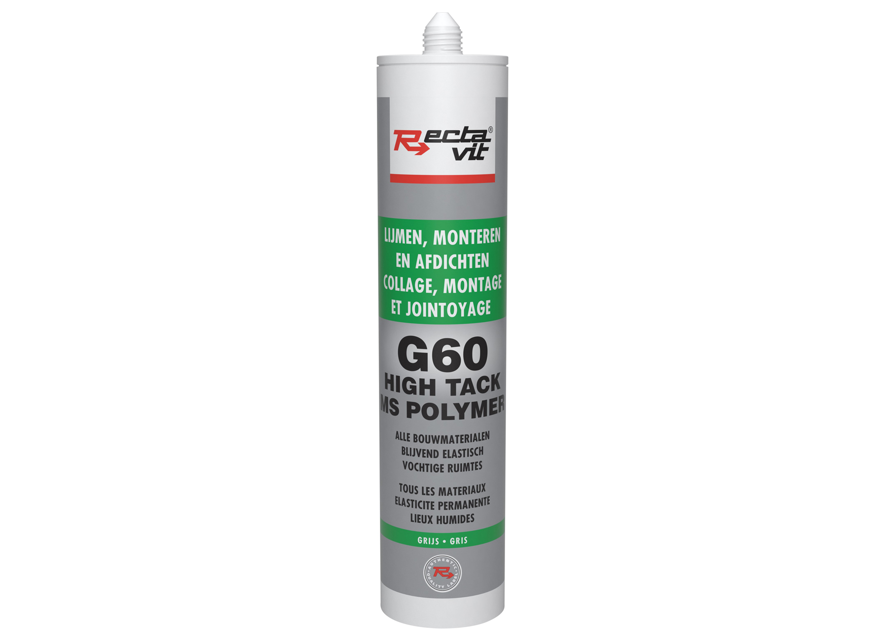 RECTAVIT G60 HIGH TACK ZWART 290ML