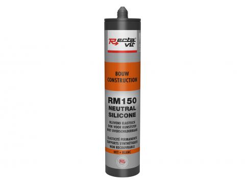 RECTA.MASTIC 150 BOUW SILIC.NEUTRAL WIT 310 ML