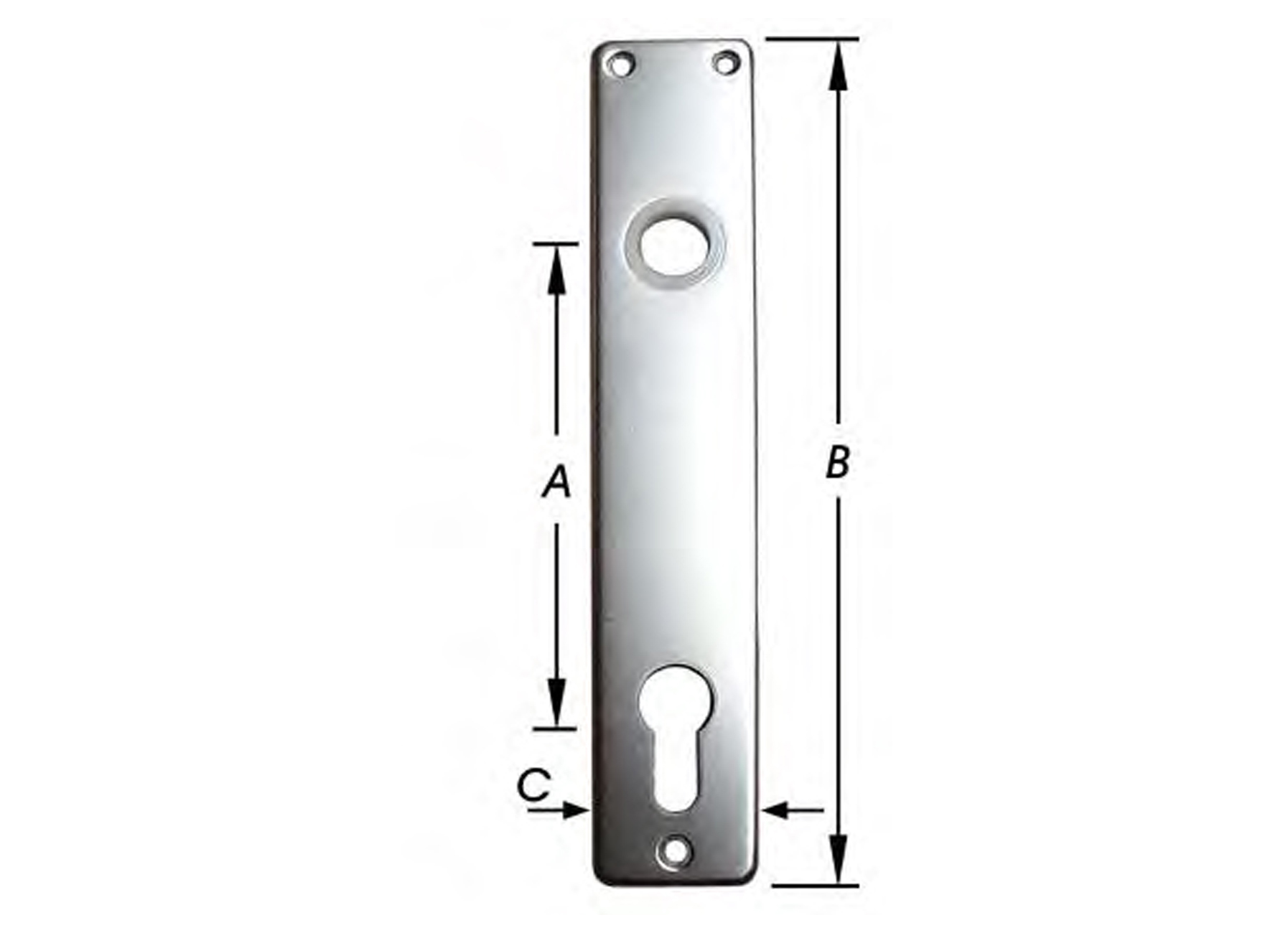 PLAQUE POUR BEQUILLE CYLINDRE ALU F1 110X210MM 2 PIECES