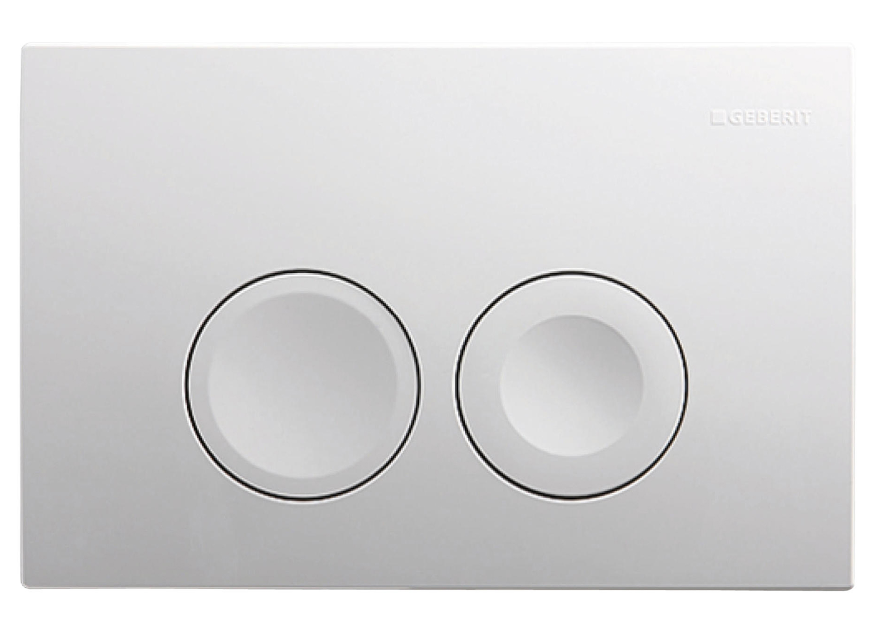GEBERIT DELTA 25 PLAQUE DE COMMANDE BLANC