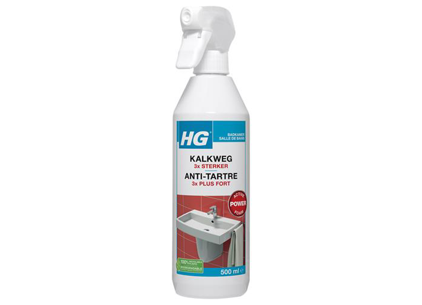 HG KALKWEG SCHUIMSPRAY 3X STERKER 500ML