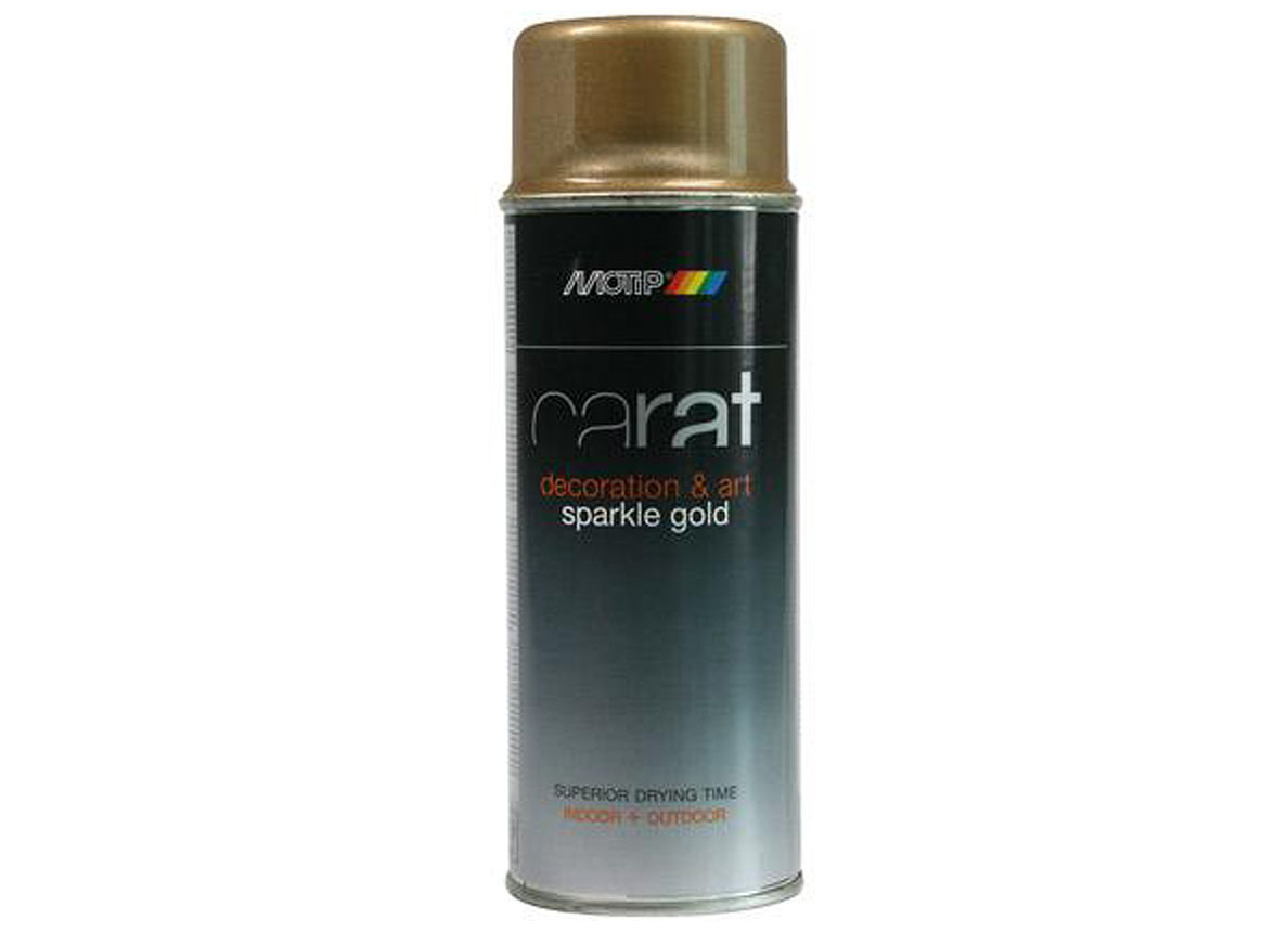 MOTIP CARAT SPRAY A EFFET PAILLETE OR 400ML