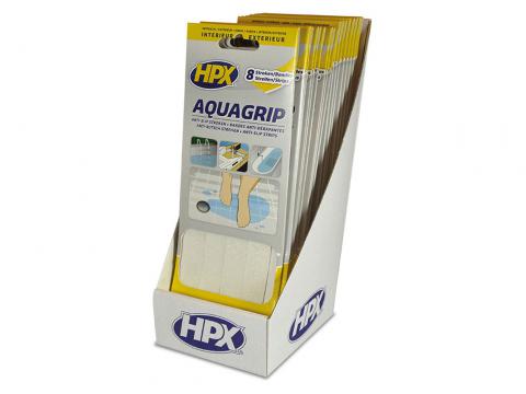 HPX AQUA GRIP ANTI-DERAPANT 20MMX240MM 8 PIECES