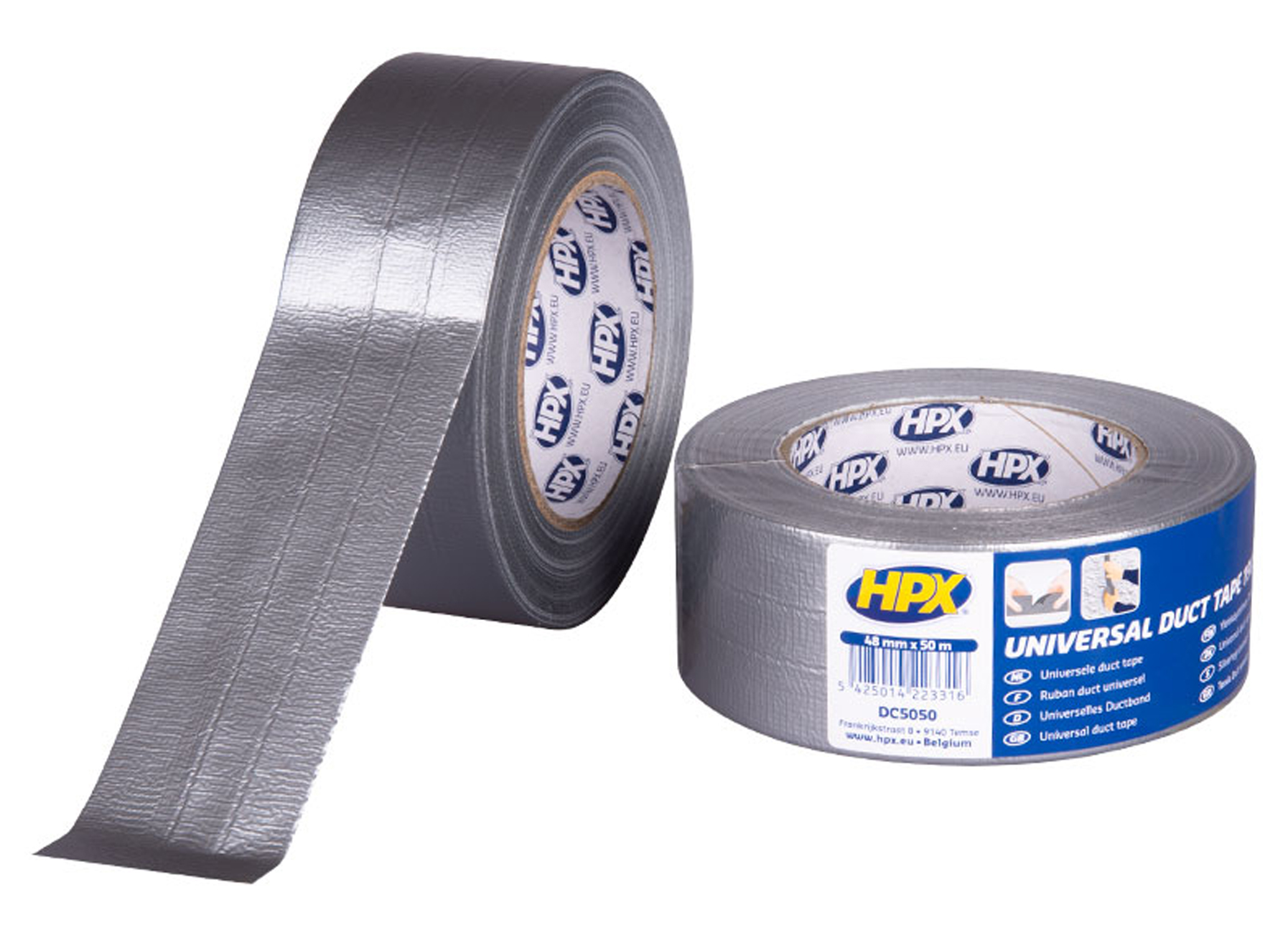 HPX DUCT TAPE 1900 - ZILVER 48MM X 50M