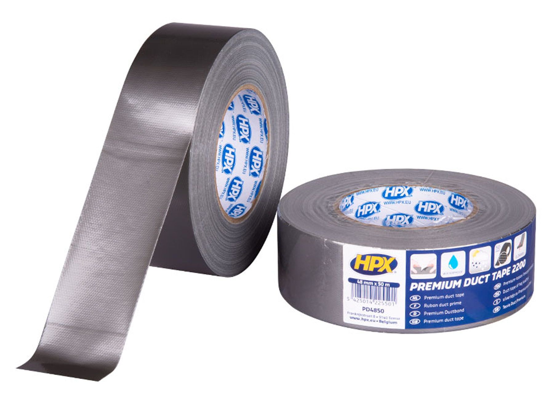 HPX DUCT TAPE 2200 - ZILVER 48MM X 50M