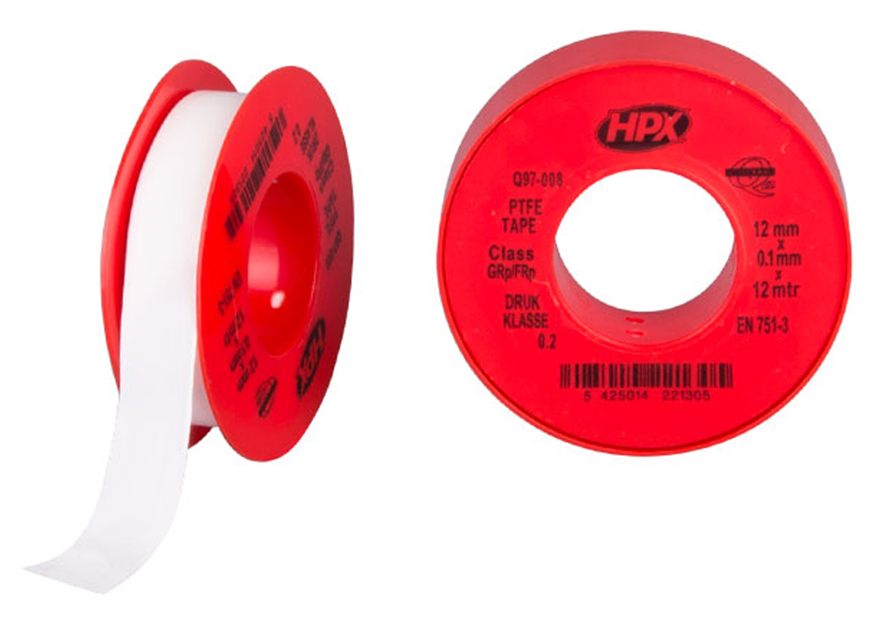 HPX RUBAN D''ETANCHEITE PTFE GAZ 12MMX12M