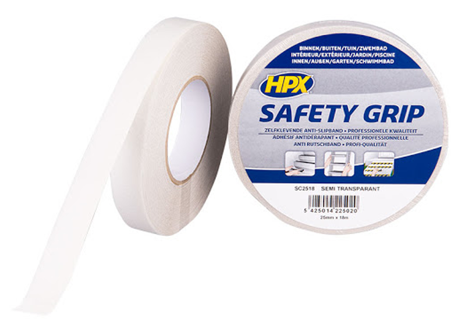 HPX SAFETY GRIP - TRANSPARANT 25MMX18M