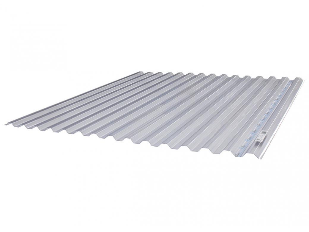 PLAQUE ONDULEE PVC GRECA 76/18 CRISTAL